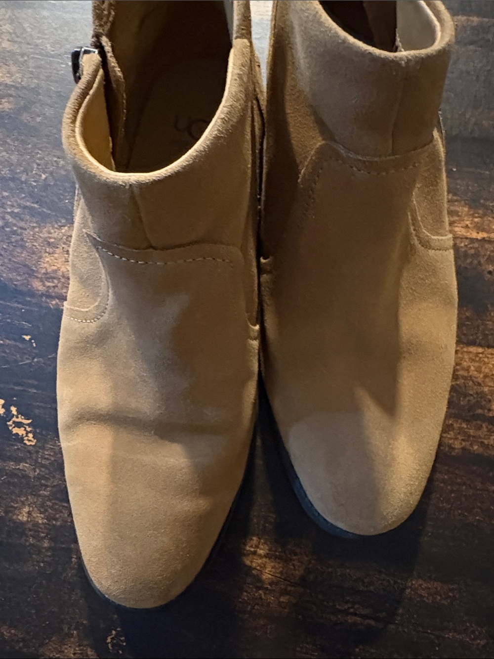 UGG Womens Chestnut Tan Suede Zip Chukka Boots - Picture 7 of 8